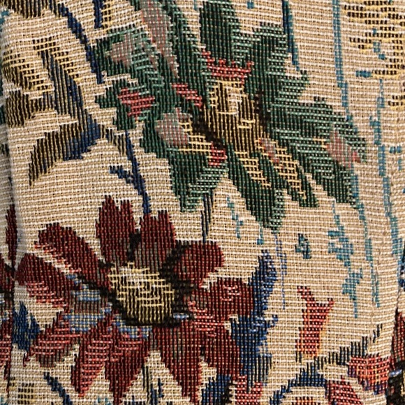 In Loom Tapestry Corset Top NWT Floral Print Women's Top - Picture 7 of 9